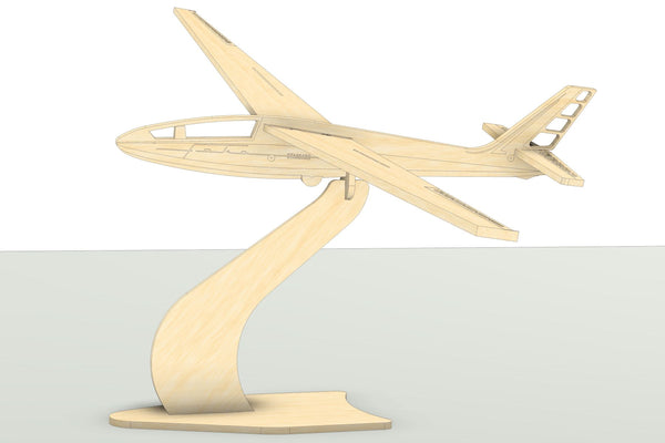 SZD-24 Foka Deko Flugzeugmodell Bausatz | Pure Planes