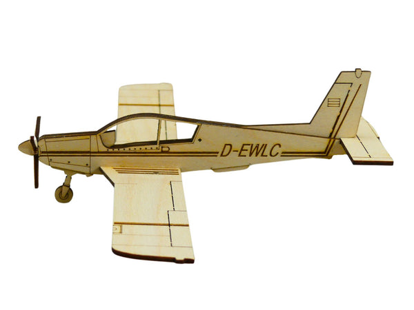 Zlin 143-deko-flugzeugmodell-bausatz-pureplanes