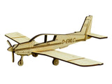 Zlin 143-deko-flugzeugmodell-bausatz-pureplanes