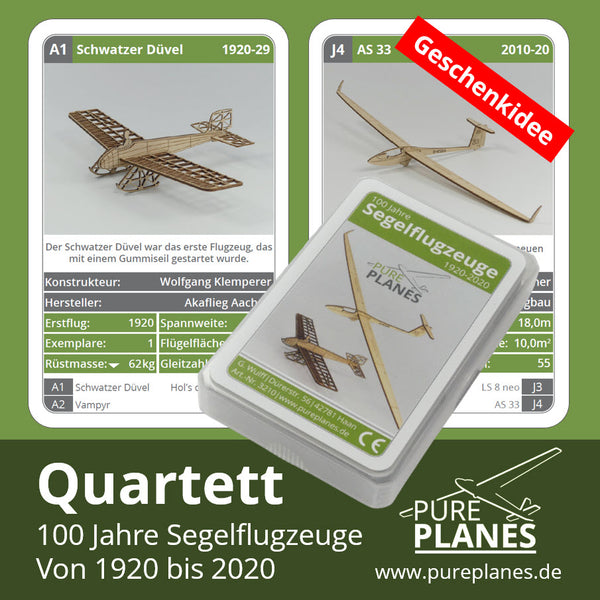 segelflugzeug quartett kartenspiel pure planes