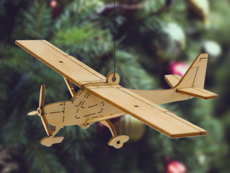 FK-9 Ultraleichtflugzeug Weihnachtsbaum Anhänger Pure Planes