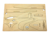 Pik 20 D Segelflugzeug Deko Flugzeugmodell Bausatz aus Holz