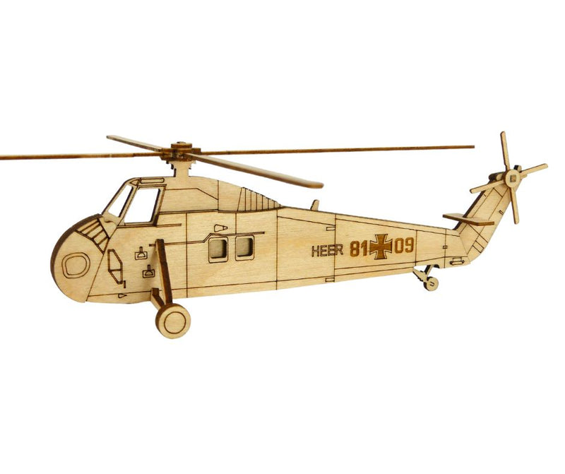 Sikorsky H34  Deko Hubschrauber Modell Bausatz | Pure Planes