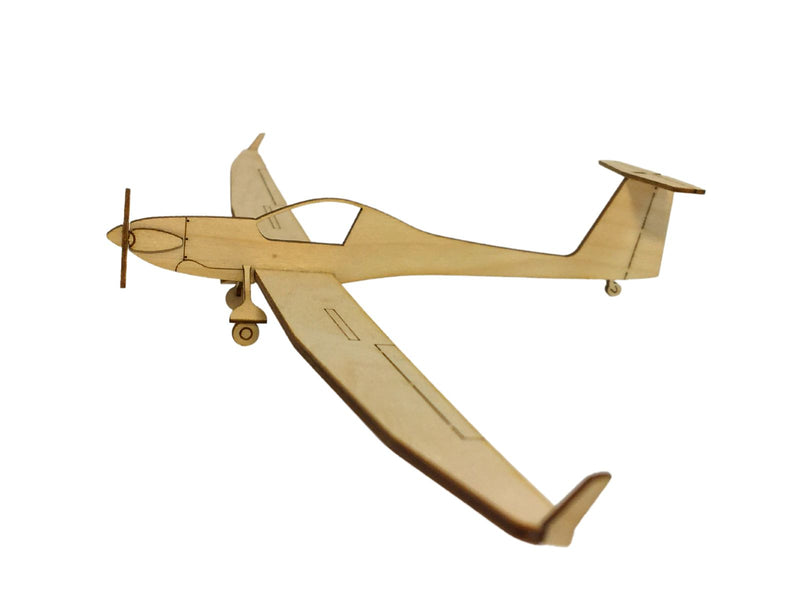 Technoflug Carat Motorsegler Flugzeugmodell aus Holz  zur Dekoration
