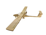 Technoflug Piccolo b Deko Flugzeugmodell aus Holz auf einem Ständer