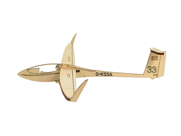 Alexander Schleicher AS 33 Segelflugzeug Modell aus Holz