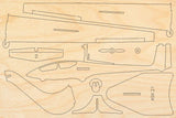 ASK21 Modell Bausatz  aus Holz für Segelflieger von Pure Planes