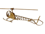 Hubschraubermodell Bell 47 aus Holz zur Dekoration von Pure Planes