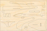 DG 300 Holzmodell Bausatz von Pure Planes