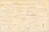 DG 800 Segelflugzeug Modell Bausatz aus Holz