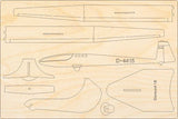 Diamant 18 Segelflugzeug Modell Bausatz aus Holz