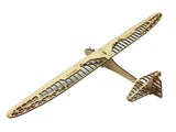 Grunau Baby 3 Segelflugzeug Deko Modell aus Holz