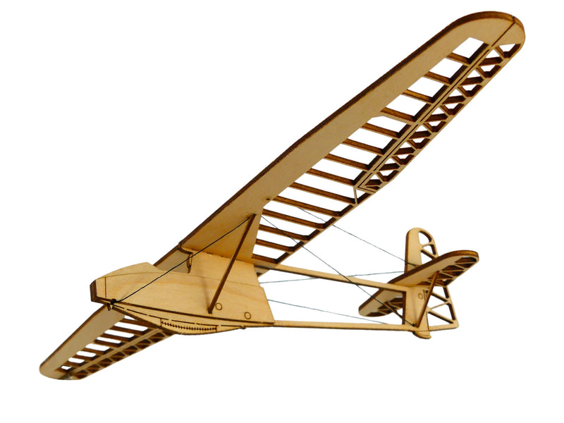 PZL Bielsko Salamandra Segelflugzeug Modell aus Holz zur Dekoration