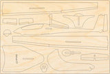 Schempp Hirth Janus CT Modell Bausatz aus Holz zum Zusammenkleben