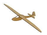 Lo 150 Zwergreiher Segelflugzeug Deko-Modell aus Holz von Pure Planes