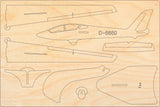 MDM Fox Segelflugzeug Modell Bausatz aus Holz