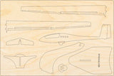 Schempp Hirth Mini Nimbus Flugzeugmodell Bausatz aus Holz