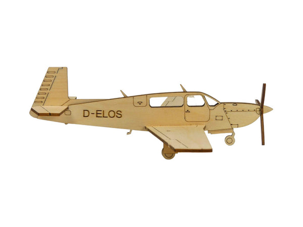 Mooney Deko Flugzeugmodell Bausatz | Pure Planes