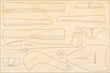 Schempp Hirth Nimbus 2 Flugzeugmodell Bausatz aus Holz