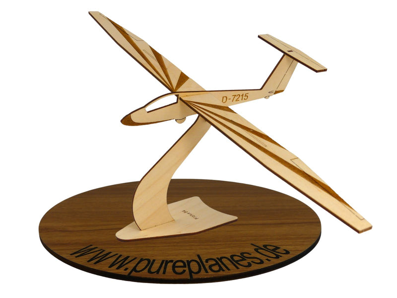 Pilatus B4 Segelflugzeug Kunstflug Modell aus Holz