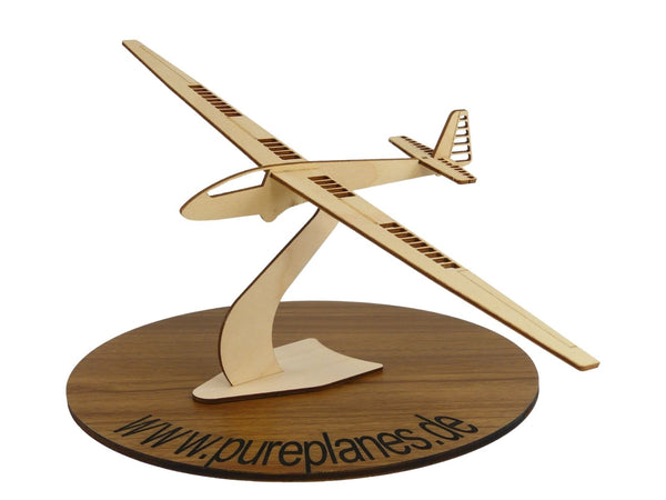 Scheibe SF 27 Segelflugzeug Modell aus Holz zur Dekoration