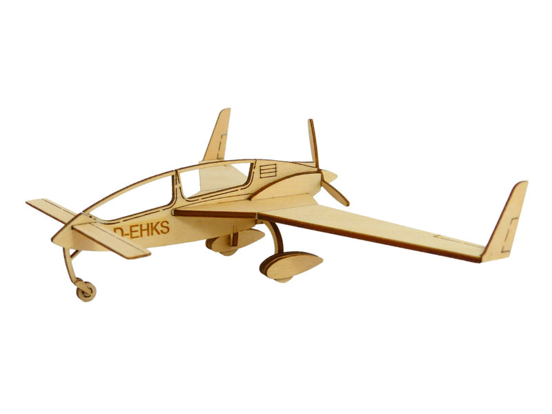 Flugzeugmodel des Speed Canard aus Holz zur Dekoration