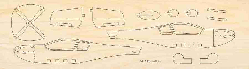 VL3 Evolution Modell Bausatz Pure Planes